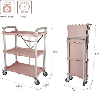 Olympia Tools 89-354 Pack N Roll Collapsible Service Cart, 300LB Capacity - Image 3