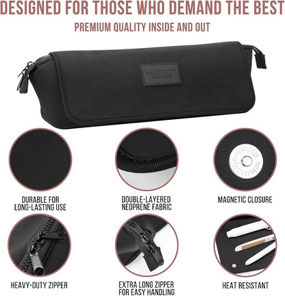 BAREFOOT CARIBOU Hair Tools Travel Bag and Heat Resistant Mat - Image 8