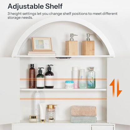 HOOBRO Over the Toilet Storage Cabinet, 67.7'' Tall Bathroom Organizer - Image 6