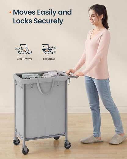 SONGMICS HOME Rolling Laundry Basket - Image 7