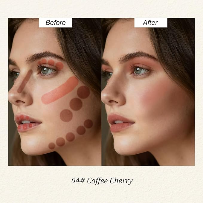 Color Nymph Blush Contour Stick, Double-end Cream Blush & Contour Makeup Stick - Image 5