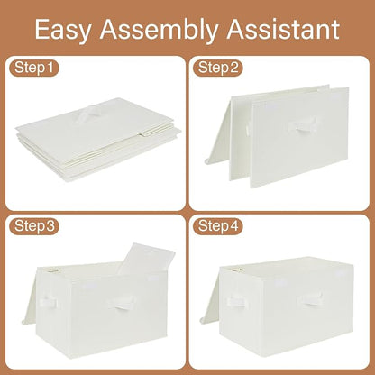 GRANNY SAYS Storage Bins with Lids, Fabric Storage Boxes, Closet Organizers and - Image 8