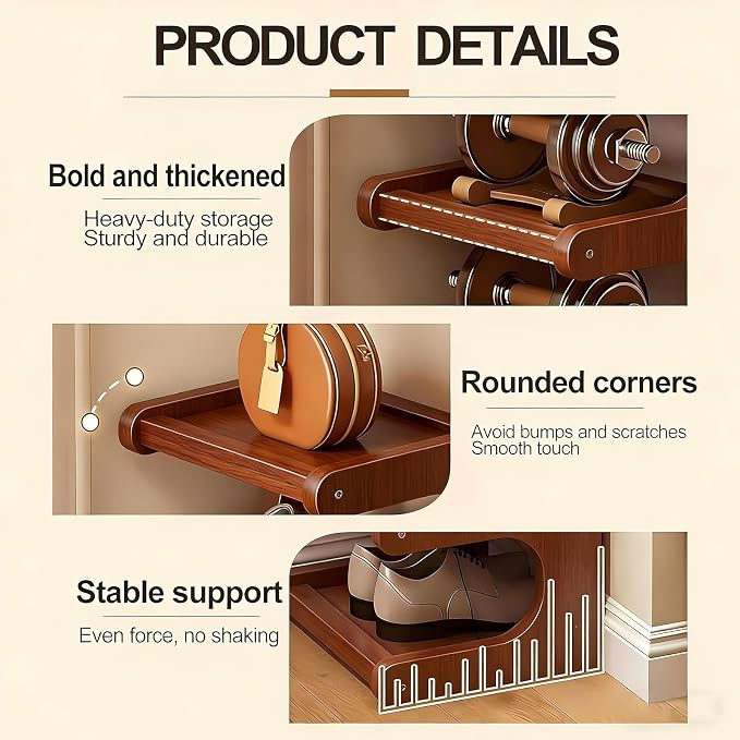 7-Tier Vertical Shoe Rack, Bamboo Free Standing Shoe Rack Shelf, Shoe Storage - Image 4