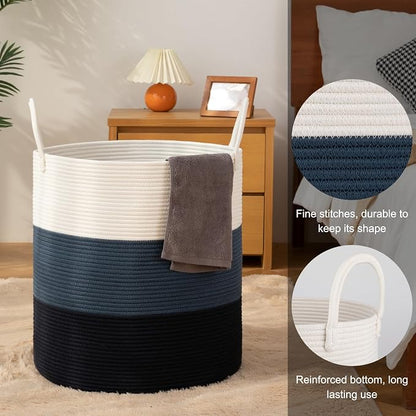 OIAHOMY 100L Laundry Hamper, Dirty Clothes Hamper - Image 4