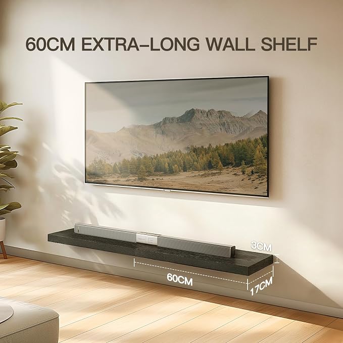 AMADA HOMEFURNISHING Floating Shelves Wall Mounted, 24 x 7 Inch Wall Shelves - Image 4