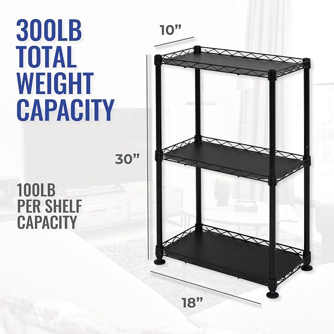 SafeRacks - NSF Certified Storage Shelves, Heavy Duty Steel Wire Unit - Image 2
