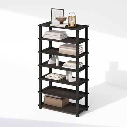 Furinno Turn-N-Tube Storage Shelves Set of 2, 4-Tier Stackable Standing Shelf - Image 5