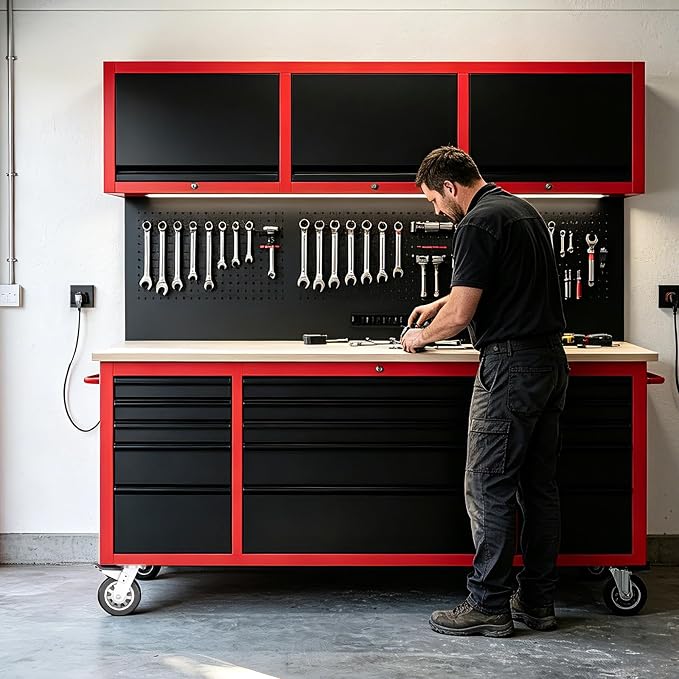 LARBANKE 72" Rolling Tool Chest - Image 2