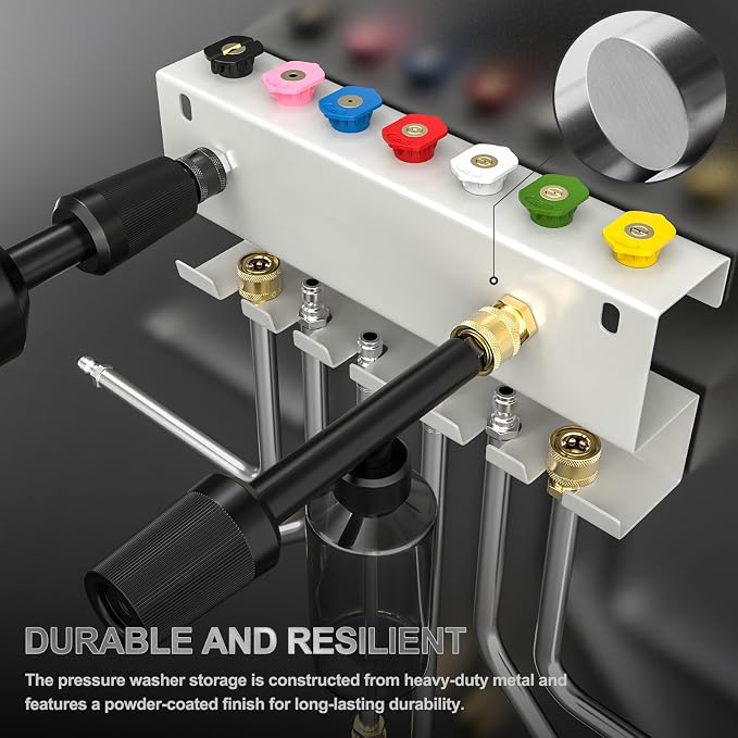 GASHER Pressure Washer Gun Holder, Wall Mount Foam Cannon Holder - Image 4