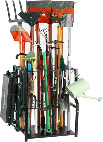 UU-Major Garden Tool Organizer, Yard Tool Rack Heavy Duty, Free Standing by UU-Major