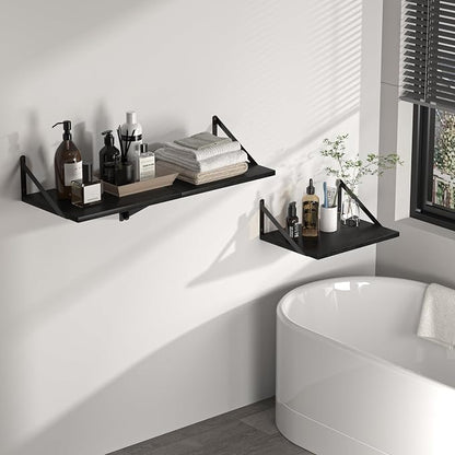 Heimlove Black Deep Floating Shelves - Image 6