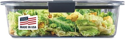 Rubbermaid Brilliance Large Food Storage Container, 9.6 Cup, Leak-Proof by Rubbermaid