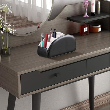 All-in-One Leather TV Remote Control Holder Black - Image 6