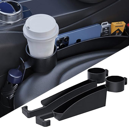 Car Seat Gap Plug with Storage Slot, Auto Gap Filler Organizer with Cup Holder - Image 9