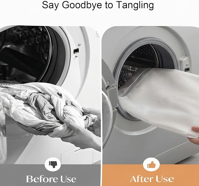 4 Pcs Mesh Laundry Bags for Delicates | Durable, Safe Wash Bags for Washing - Image 6