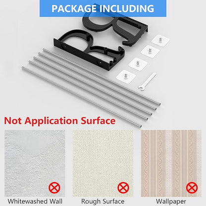 Wall Shoe Rack for RV Shoe Storage, 3 Pack Wall Mounted Shoe Rack - Image 5