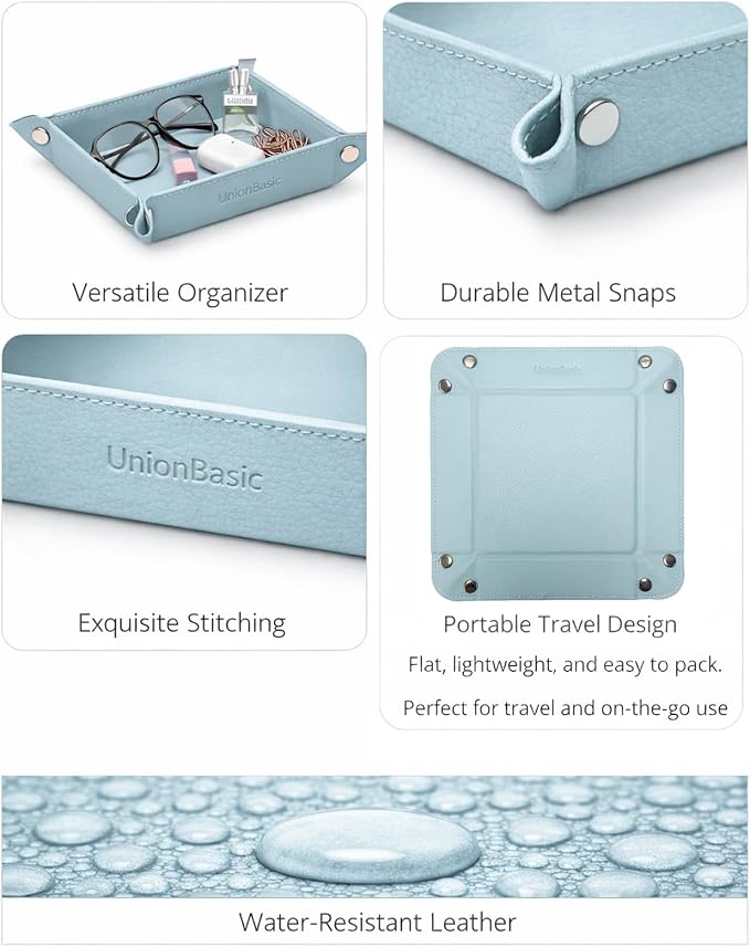 UnionBasic Small Jewelry Tray for Rings Watches Earrings, Entryway Catchall - Image 2