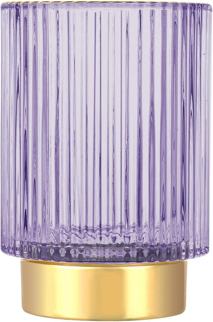 DASITON Makeup Brush holder Organizer, Crystal Cosmetic Makeup Brush Glass by DASITON