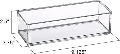Amazing Abby - Glamour - 2-Pack Acrylic 1-Compartment Makeup Organizer - Image 4
