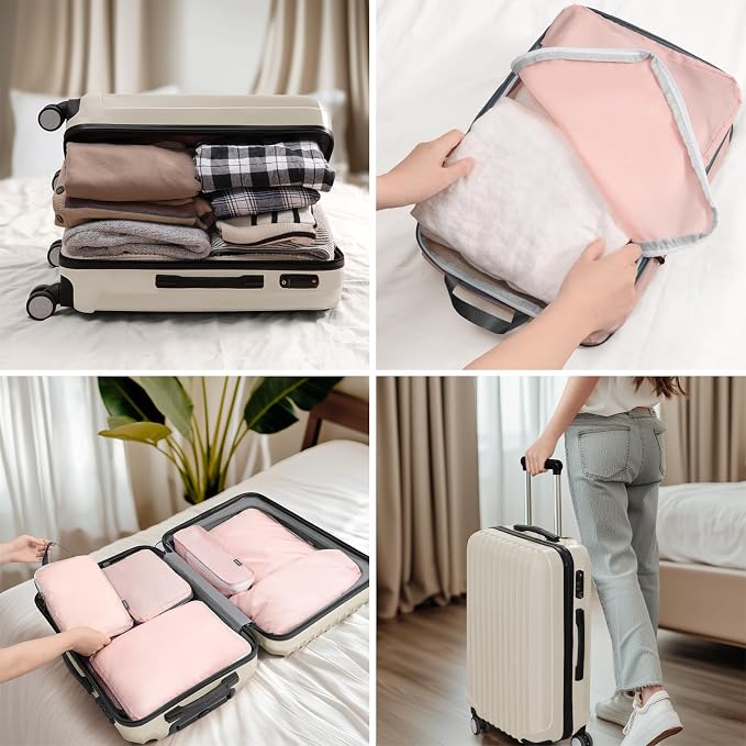 CherryNow Compression Packing Cubes, 7 Set Packing Cubes - Image 7