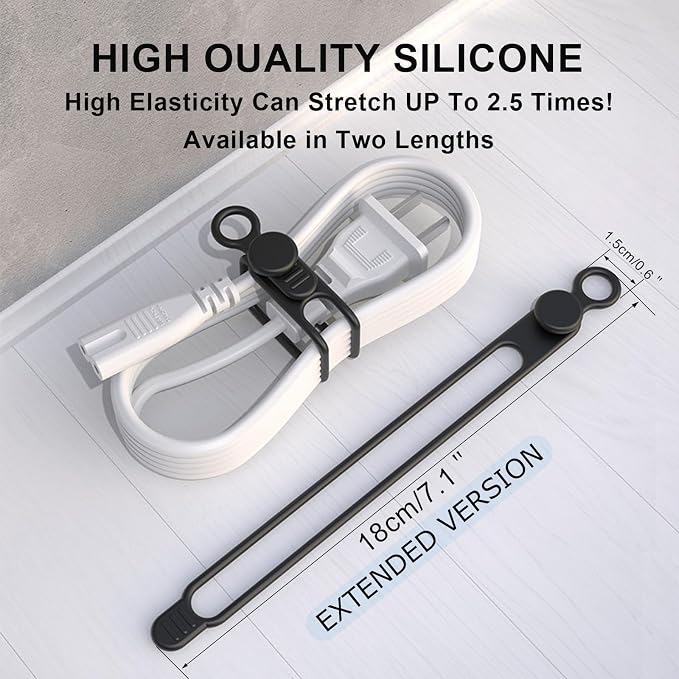 Silicone Cable Straps - Image 2