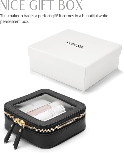 Popvibe Clear Makeup Bag Travel Cosmetic Case Transparent Toiletry Bag - Image 8