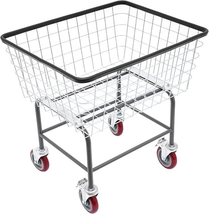 Laundry Cart, Steel Wire Laundry Cart, Laundry Basket by TFCFL