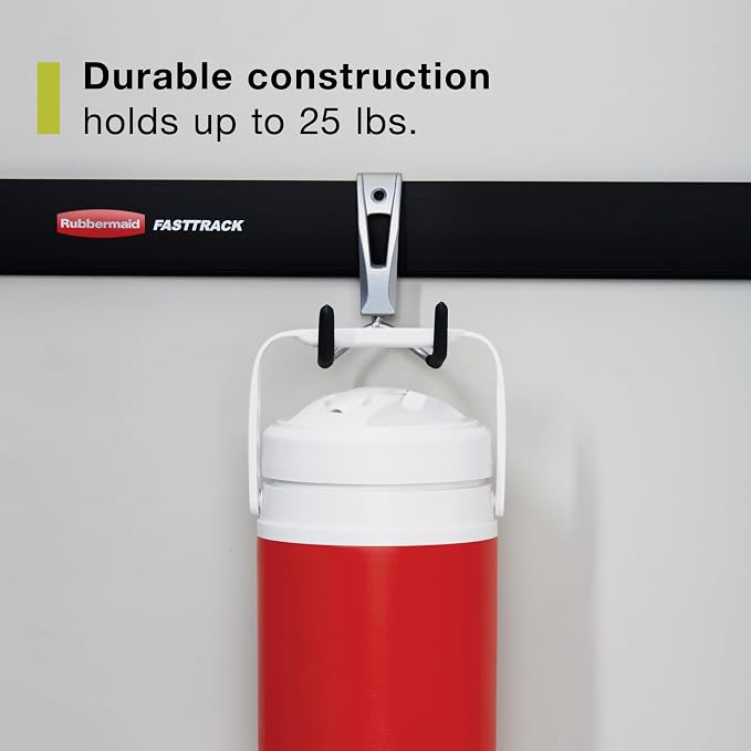 Rubbermaid Fasttrack Cord Hook Garage Organization and Storage Heavy Duty - Image 3
