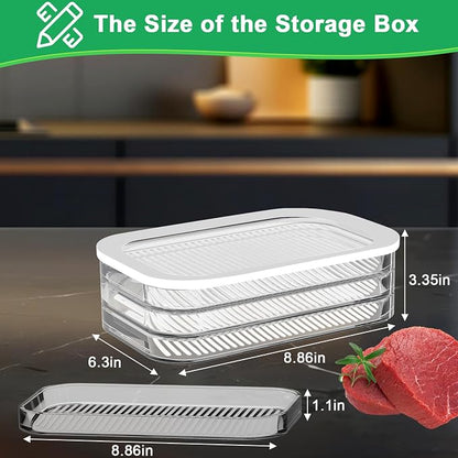 Deli Meat Container for Fridge, Lunch Meat Container for Refrigerator, Deli - Image 2