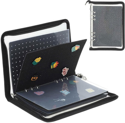 CAPASTEC Pin Bag, Portable Pin Display Book, Brooches Storage by CAPASTEC