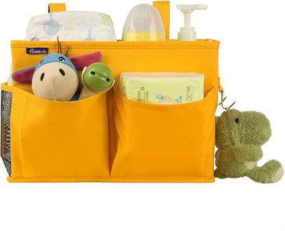 Surblue Bedside Caddy Hanging Bed Organizer Storage Bag Pocket - Image 5