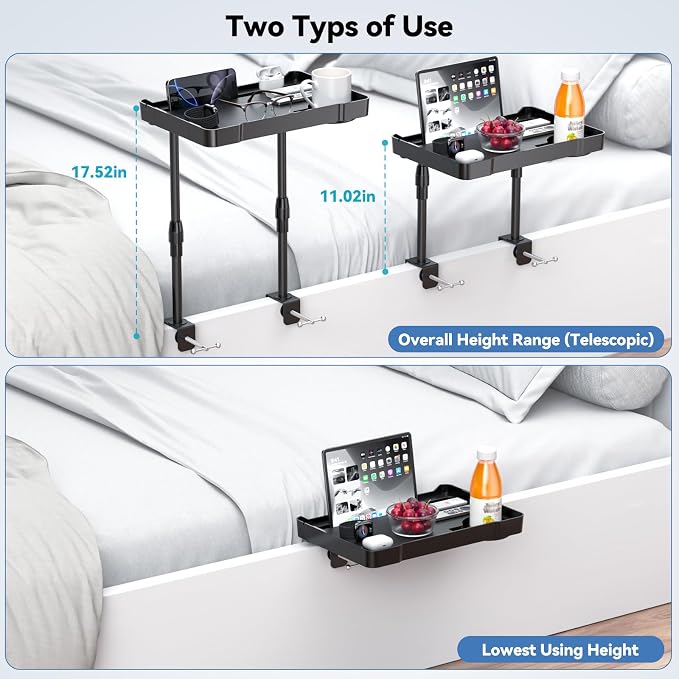 Bedside Shelf Bunk Bed Shelf Bedside Organizer Adjustable Height Top Bunk Bed - Image 3