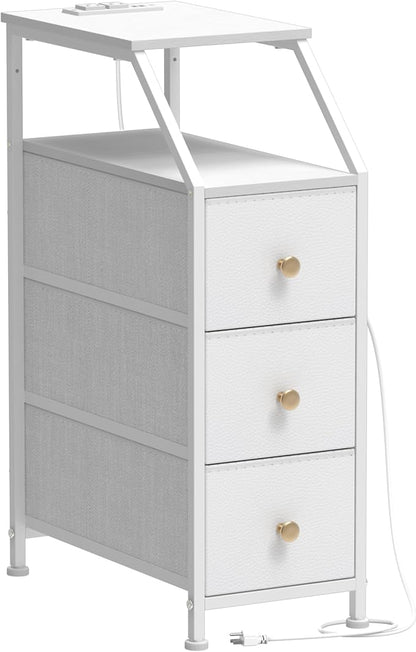 Tohomeor Narrow Dresser Tall Skinny Storage Tower Vertical Slim Chest of Drawers by Tohomeor