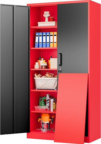 SISESOL Wide & Deep Metal Storage Cabinet by SISESOL