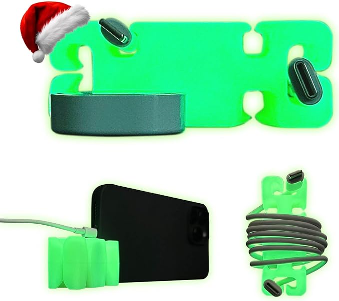 GlowBrick Stocking Stuffers for Adults Cord Management Weighted Cord Holder by CordBrick