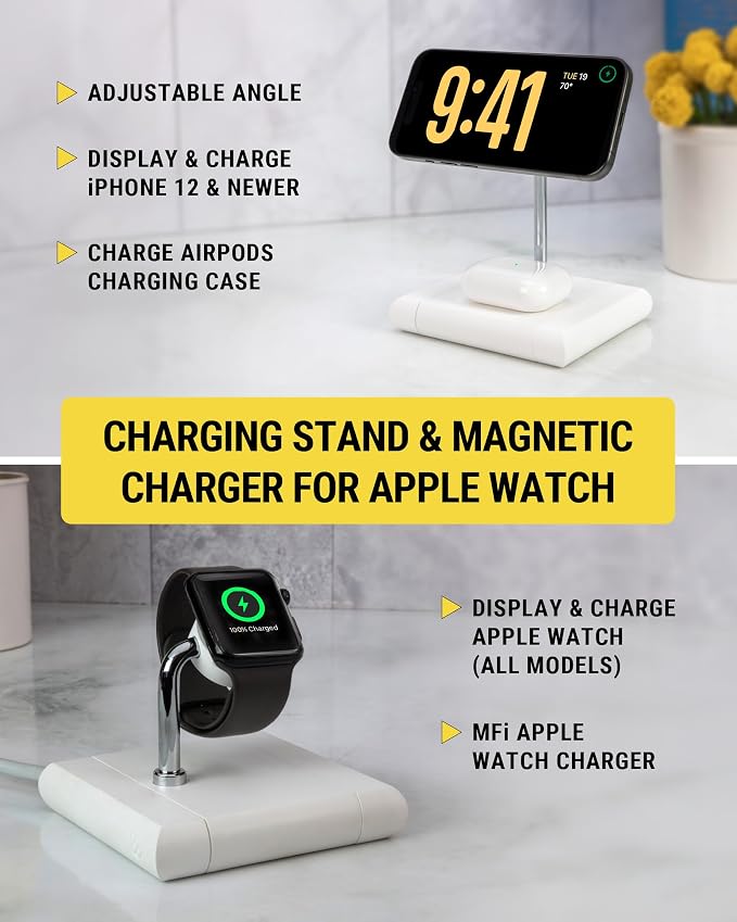 Scosche BaseLynx 2.0 Pro Modular Charging Station: MagSafe Wireless Stand - Image 4