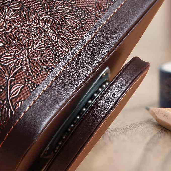 360° Rotating Remote Control Holder, PU Leather TV Remote Caddy Organizer - Image 5