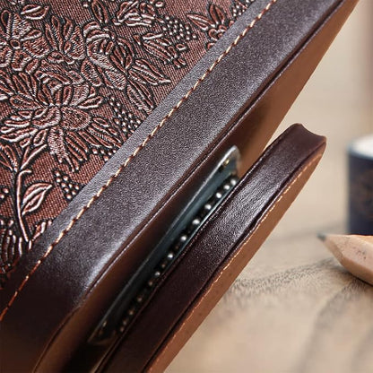360° Rotating Remote Control Holder, PU Leather TV Remote Caddy Organizer - Image 5