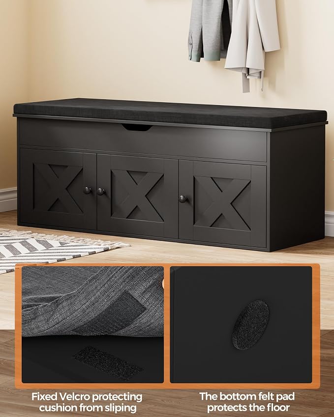 Homleke Shoe Storage Bench - Image 6