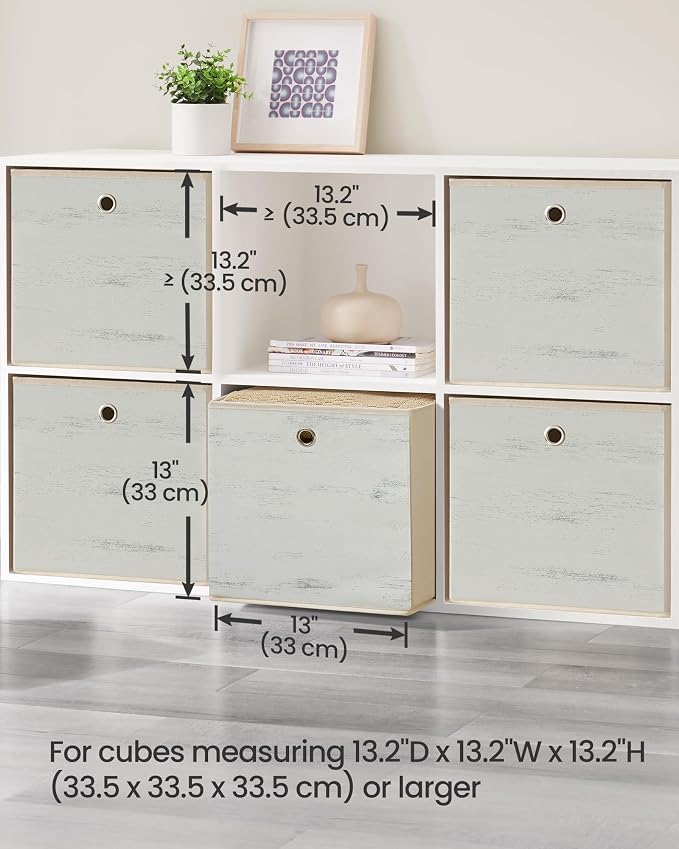 SONGMICS Storage Cubes, Foldable Oxford Fabric and Non-Woven Fabric Storage - Image 7
