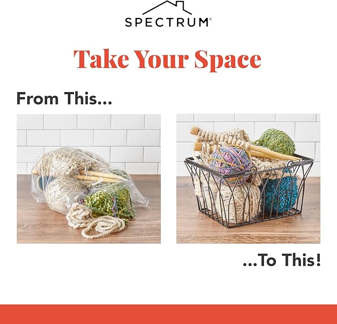 Spectrum Black Wire Basket - Image 3