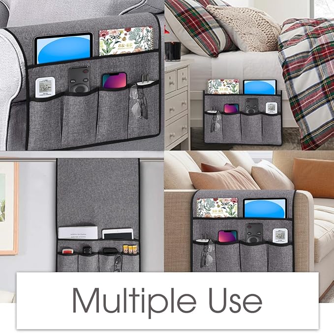 Joywell Remote Control Holder for Couch, Armchair Caddy Recliner Armrest - Image 5