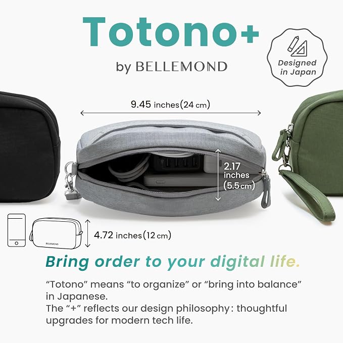 BELLEMOND Tech Organizer Pouch for Travel | Electronics Organizer Case for - Image 2