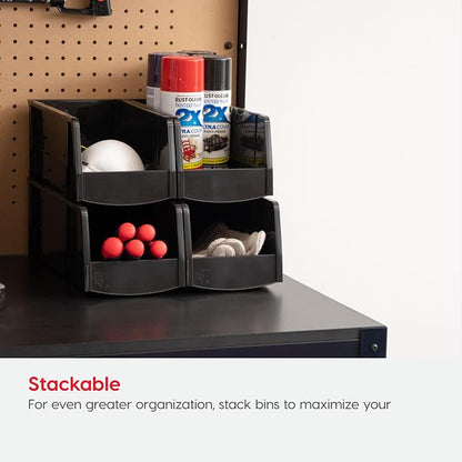 IRIS USA Extra Small Stackable Storage Bins, 5.5 x 4.5 x 3 inch, |Made in USA| - Image 7
