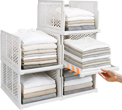 2026 Upgraded Closet Organizers and Storage, 5 Pack Pull-Out Wardrobe Bins - Image 9