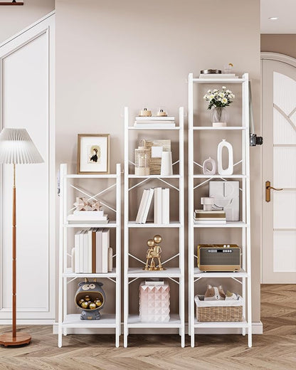 Hzuaneri Ladder Shelf, Freestanding Corner Storage Shelf | Bookcase - Image 7