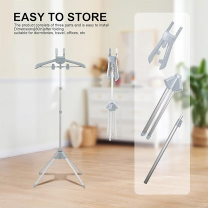 Adjustable Steamer Stand for Clothes, Portable Steamer Rack for Clothes - Image 5