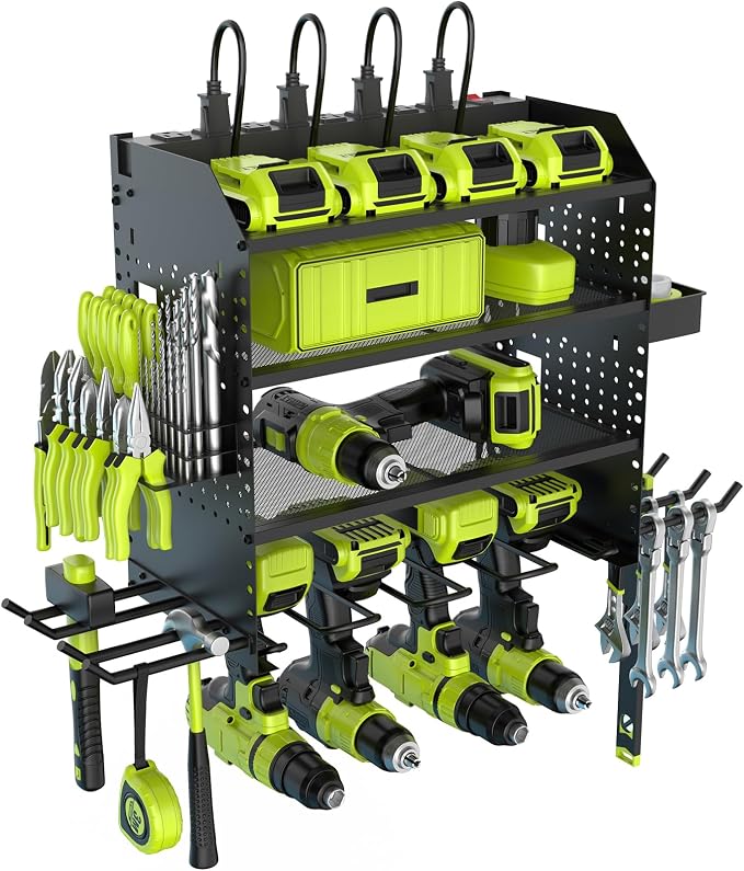 Heavy Duty Power Tool Organizer Wall Mount by FURTIME