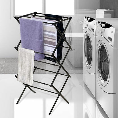 BLACK+DECKER Laundry Organization Expandable/Collapsible Clothes Drying Rack. - Image 5