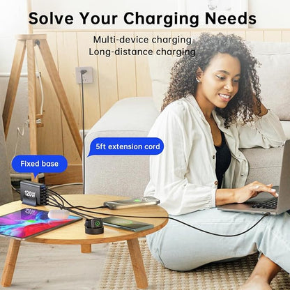 European USB C Charger Station Fast Charging Hub Europe Travel Power Adapter - Image 7